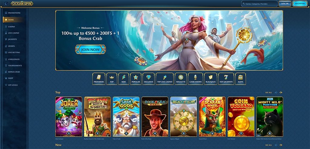 Ocean Spin Casino - Kompletní recenze 2026 Casino